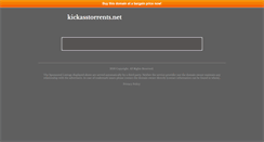 Desktop Screenshot of kickasstorrents.net